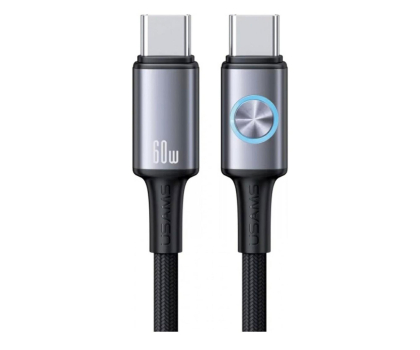 Kabel USAMS Kabel 60W USB-C do USB-C 1,2 m stalowy